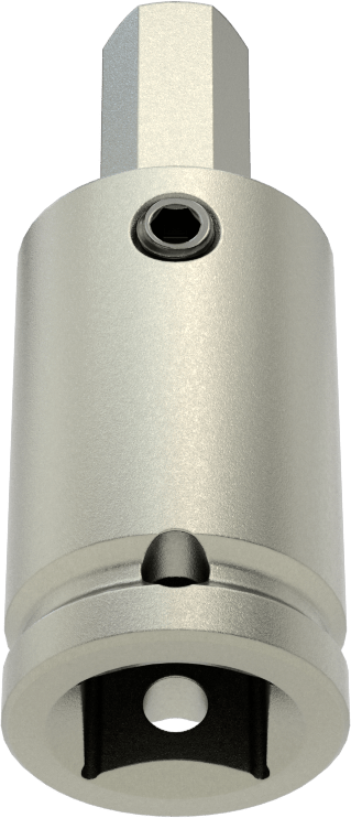 Sürekli Çalışma Altıgen Uçlu Soket, 1/2" Kare Tahrik, 10 mm Boyut