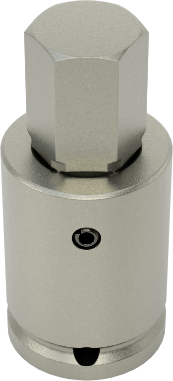 Sürekli Çalışma Altıgen Uçlu Soket, 1/2" Kare Tahrik, 17 mm Boyut