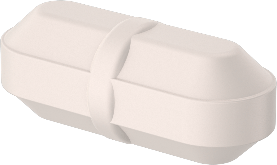 Manyetik Karıştırma Çubuğu, Sekizgen, 3/8" OD, 1" Uzunluk, Beyaz