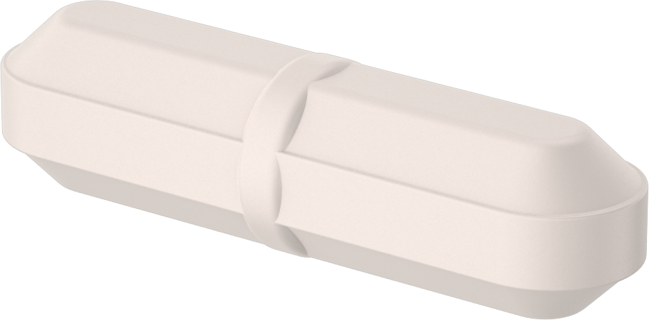 Manyetik Karıştırma Çubuğu, Sekizgen, 3/8" OD, 1-1/2" Uzunluk, Beyaz