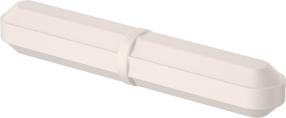 Manyetik Karıştırma Çubuğu, Sekizgen, 5/16" OD, 2" Uzunluk, Beyaz
