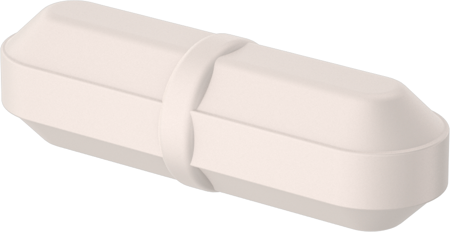Manyetik Karıştırma Çubuğu, Sekizgen, 5/16" OD, 1-1/8" Uzunluk, Beyaz