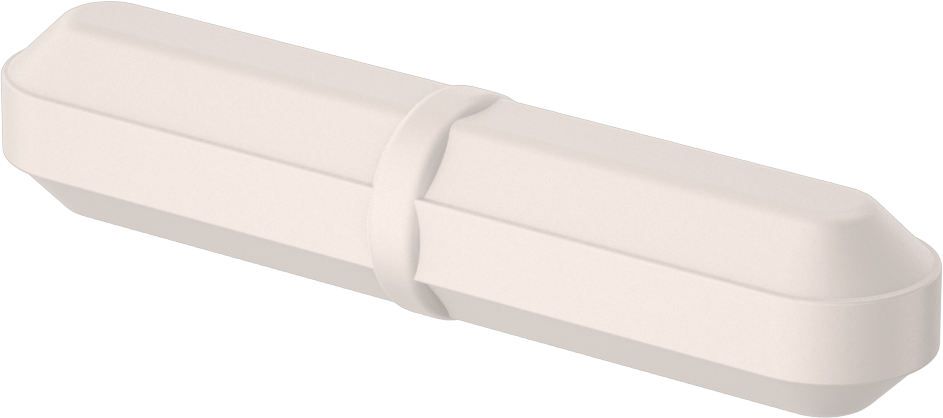 Manyetik Karıştırma Çubuğu, Sekizgen, 5/16" OD, 1-5/8 inç Uzunluk, Beyaz