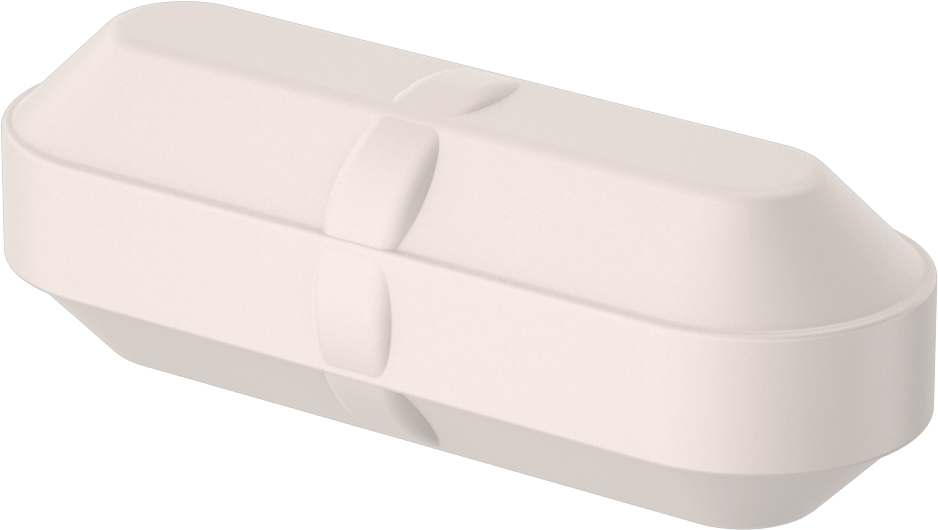 Manyetik Karıştırma Çubuğu, Sekizgen, 1/2" OD, 1-1/2" Uzunluk, Beyaz