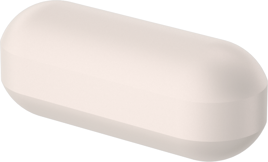 Manyetik Karıştırma Çubuğu, Poligonal, 1/4" OD, 5/8" Uzunluk, Beyaz