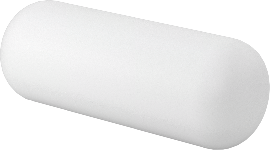 Manyetik Karıştırma Çubuğu, Kapsül, 1/8" OD, 5/16" Uzunluk, Beyaz