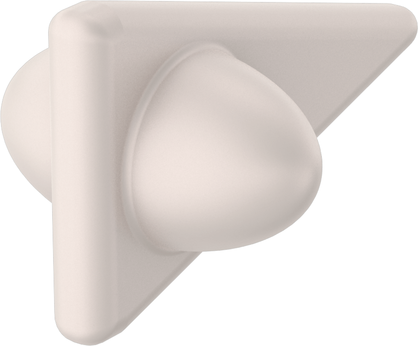 Manyetik Karıştırma Çubuğu, Üçgen, 5/8" Yüksek, 3/8" Genişlik, Beyaz