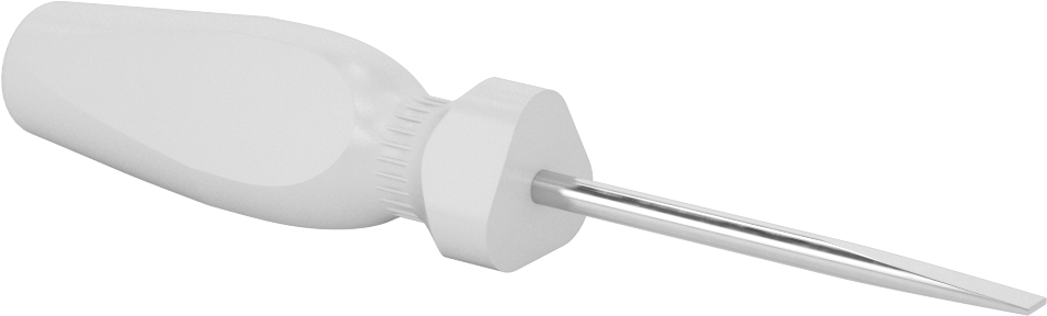 Yüksek Görünürlüklü Tornavida, 3/16" Yivli Tahrik, 6-1/2" Toplam Uzunluk