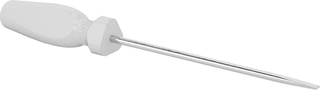 Yüksek Görünürlüklü Tornavida, 3/16" Yivli Tahrik, 9-1/2" Toplam Uzunluk