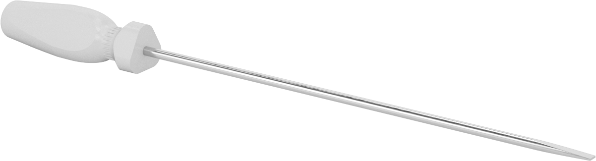 Yüksek Görünürlüklü Tornavida, 3/16" Yivli Tahrik, 13-1/2" Toplam Uzunluk