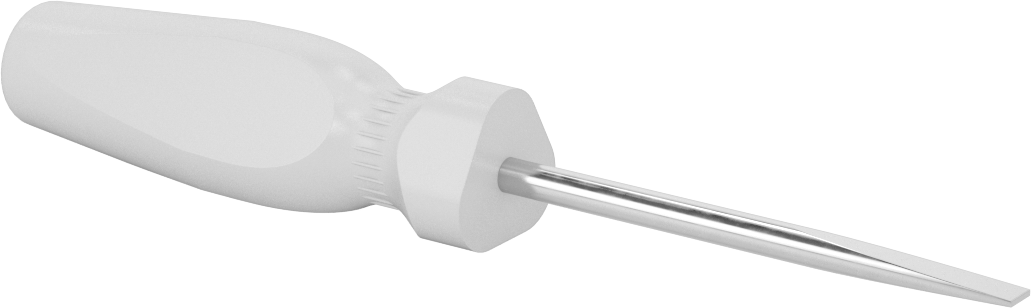 Yüksek Görünürlüklü Tornavida, 1/4" Yivli Tahrik, 8-1/4" Toplam Uzunluk