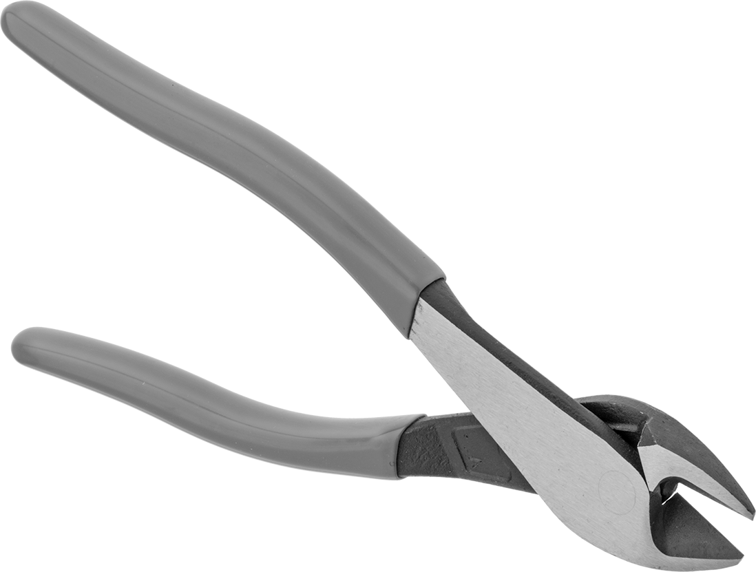 Oval Başlı ve Yastıklı Tutamaklı Tel Kesiciler, 8" Toplam Uzunluk