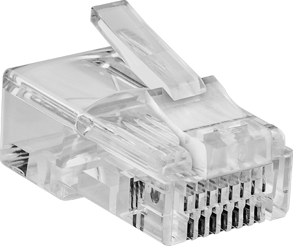 Telefon-Duvar Prizi Kablosu için RJ45 Fişi, 8 Tel