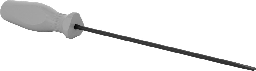 Tornavida, Düz Tutamak, 1/8" Yivli Tahrik, 8-3/4" Toplam Uzunluk