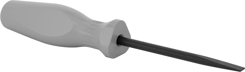 Tornavida, Düz Tutamak, 1/4" Yivli Tahrik, 8-1/2" Toplam Uzunluk