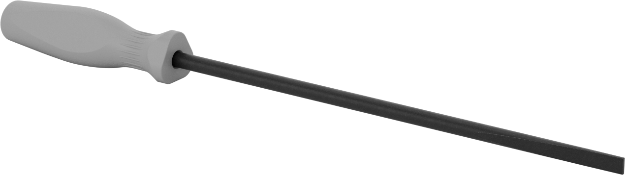 Tornavida, Düz Tutamak, 3/8" Yivli Tahrik, 17" Toplam Uzunluk