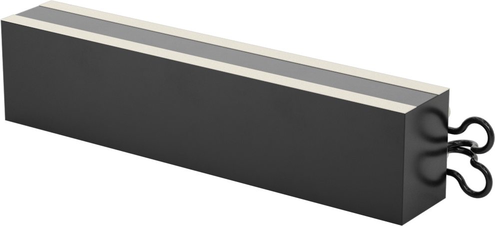 Paralel Kutuplu Sabit Kablolu Elektromıknatıs, 24V DC, 18W, 1" Genişlik