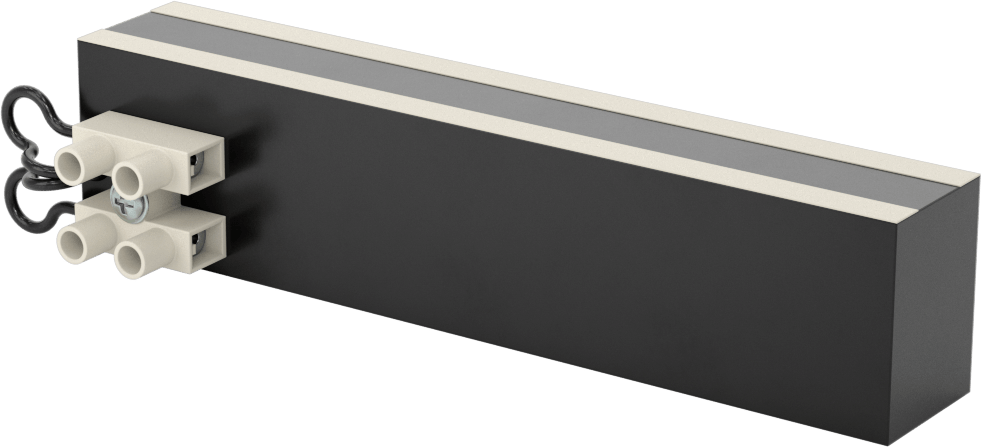 Paralel Kutuplu Sabit Kablolu Elektromıknatıs, 24V DC, 18W, 1" Genişlik