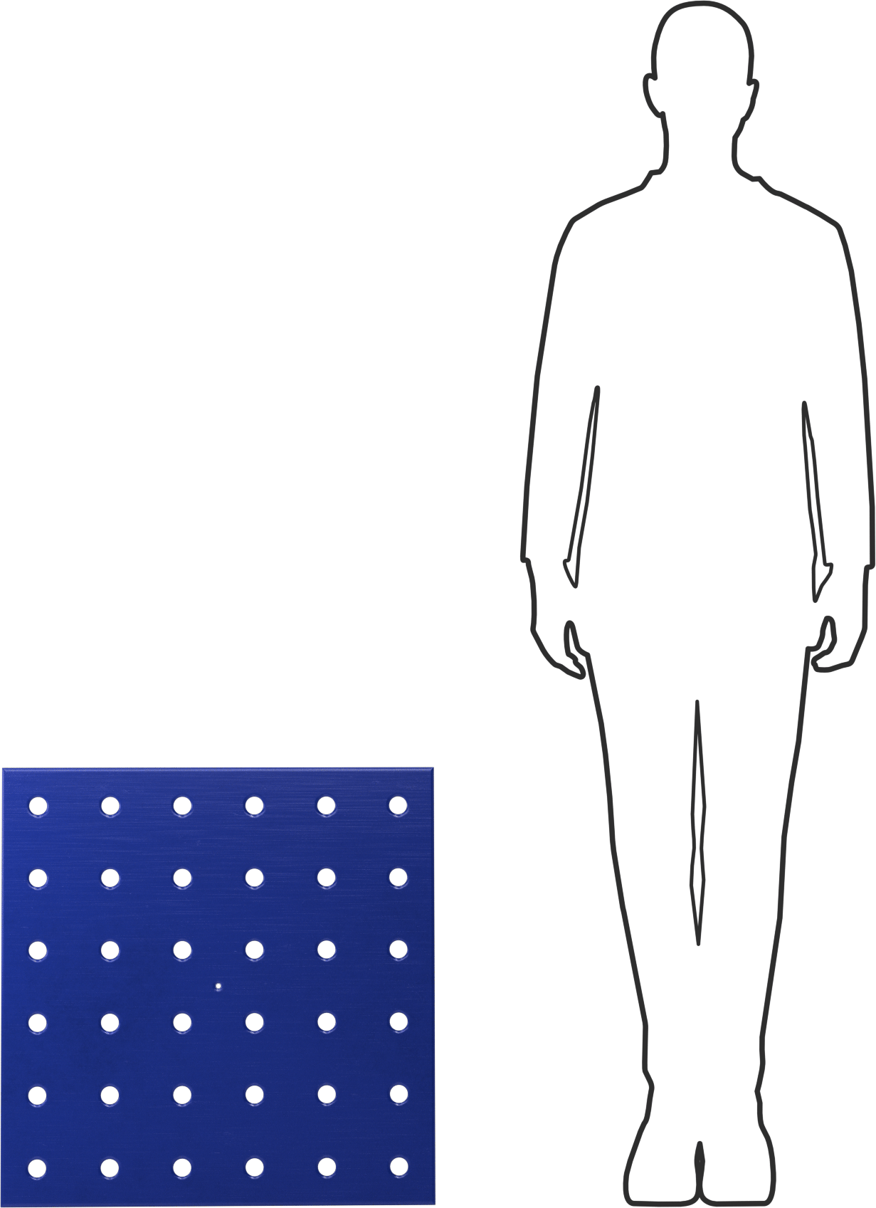 24" Long x 24" Wide Cover for 4" Ball Spacing Ball Transfer Plate