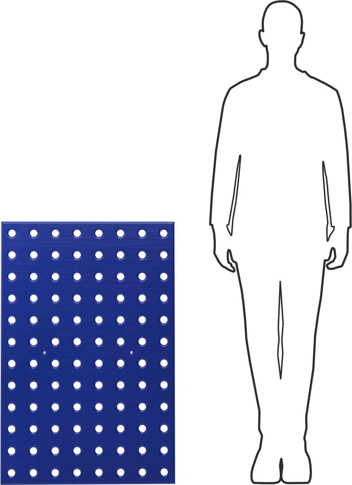 24" Long x 36" Wide Cover for 3" Ball Spacing Ball Transfer Plate