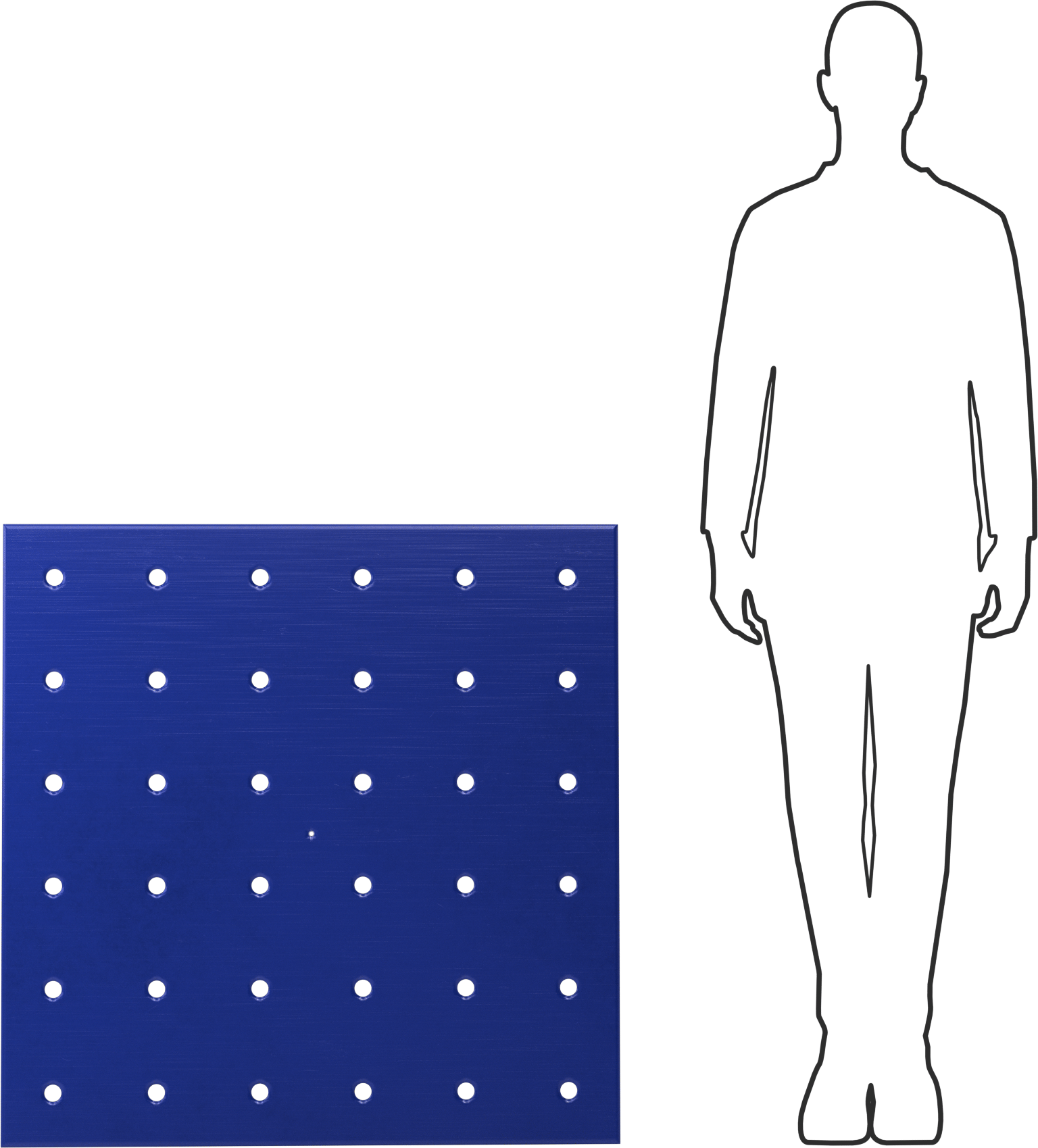 36" Long x 36" Wide Cover for 6" Ball Spacing Ball Transfer Plate
