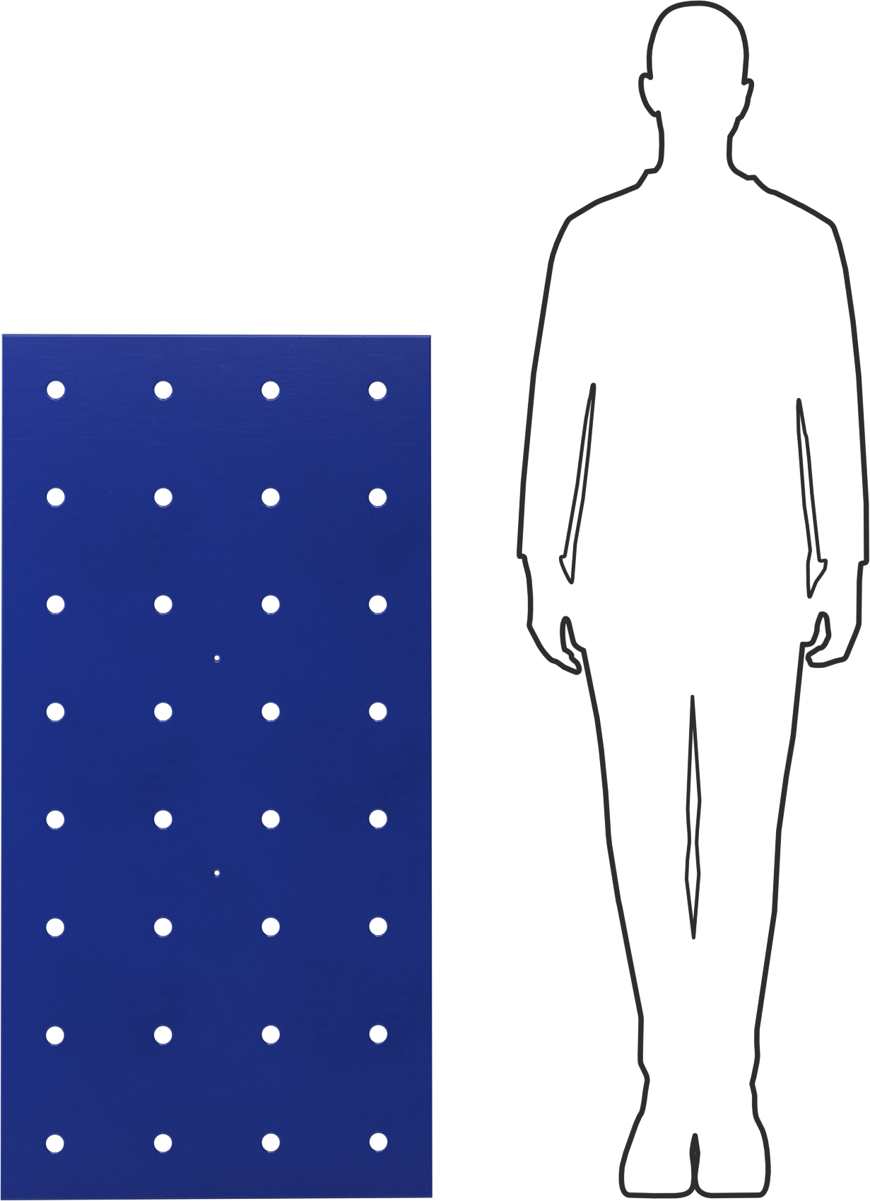 24" Long x 48" Wide Cover for 6" Ball Spacing Ball Transfer Plate
