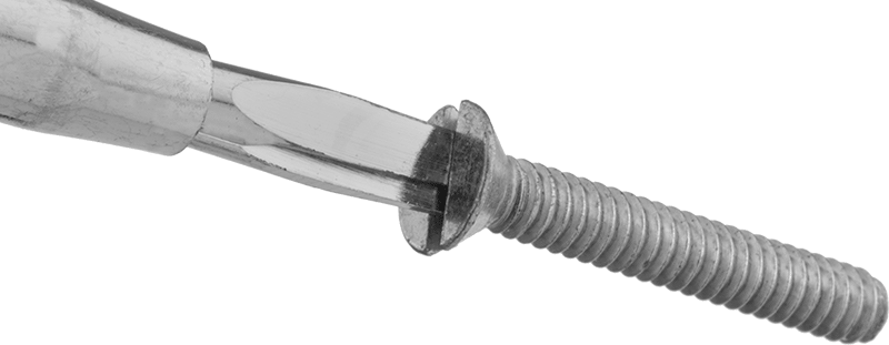 Vida Başlatıcı, 3/16" Boyut, 6-1/2" Toplam Uzunluk