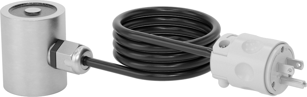 Fişli Elektromıknatıs, 120V AC, 14W, 2" OD