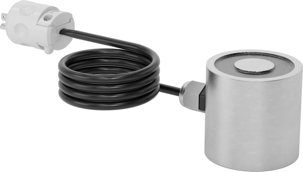 Fişli Elektromıknatıs, 120V AC, 25W, 3" OD