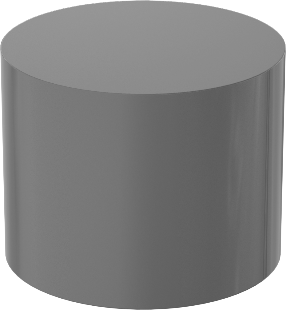 Ekstra Güçlü Silikon Nitrür Seramik Disk, Kırılmaya ve Termal Şoka Dayanıklı, 1-3/32" Çap, 7/8" Uzunluk
