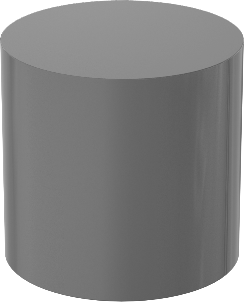 Ekstra Güçlü Silikon Nitrür Seramik Disk, Kırılmaya ve Termal Şoka Dayanıklı, 1-3/32" Çap, 1-1/4" Uzunluk