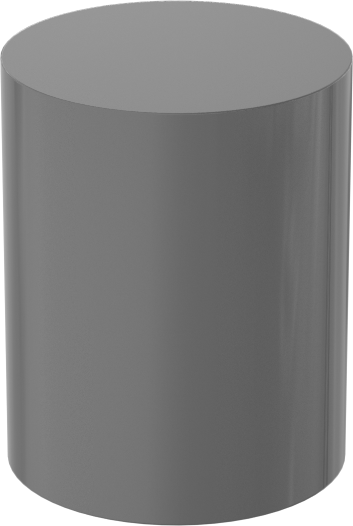 Ekstra Güçlü Silikon Nitrür Seramik Disk, Kırılmaya ve Termal Şoka Dayanıklı, 1-29/32" Çap, 0,81" Uzunluk