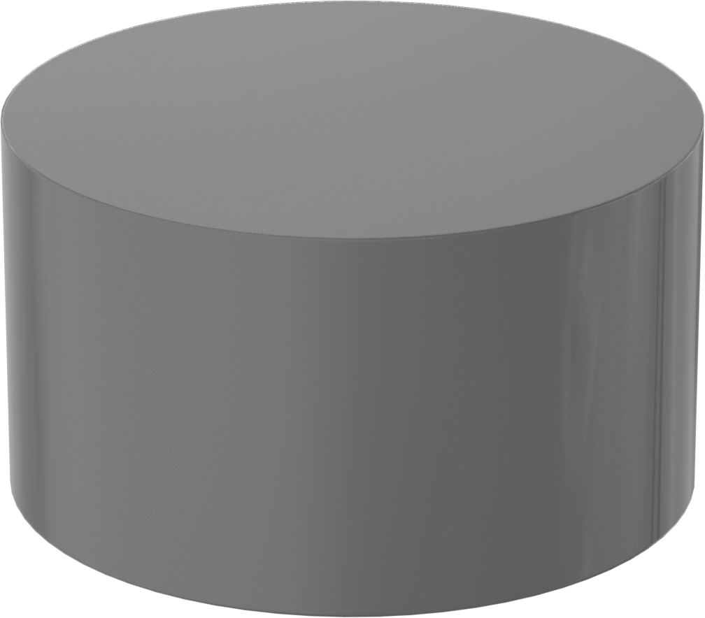 Ekstra Güçlü Silikon Nitrür Seramik Disk, Kırılmaya ve Termal Şoka Dayanıklı, 1-29/32" Çap, 1-1/8" Uzunluk