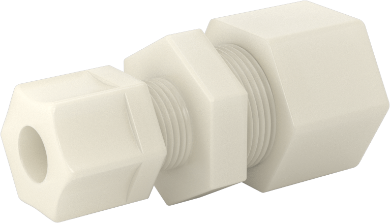 Su için Plastik Sıkıştırma Borusu Bağlantı Parçası, 5/8“ Dış Çaplı Boru x 3/8” Dış Çaplı Boru için Düz Redüktör