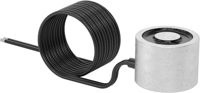 Sabit Kablolu Elektromıknatıs, 12V DC, 1.4W, 1" OD