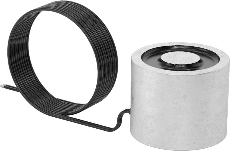 Sabit Kablolu Elektromıknatıs, 12V DC, 5.6W, 2" OD