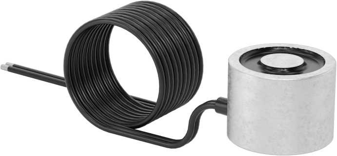 Sabit Kablolu Elektromıknatıs, 24V DC, 1.4W, 1" OD