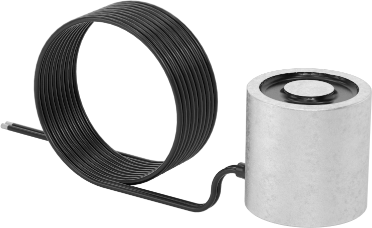 Sabit Kablolu Elektromıknatıs, 24V DC, 4.4W, 1-1/4" OD