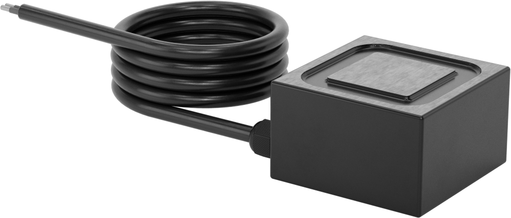 Sabit Kablolu Elektromıknatıs, 12V DC, 14W, 2-1/2" Genişlik, 2-1/2" Uzunluk