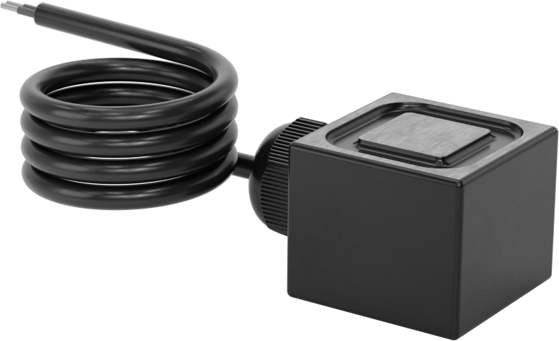 Sabit Kablolu Elektromıknatıs, 24V DC, 8W, 1-1/2" Genişlik, 1-1/2" Uzunluk