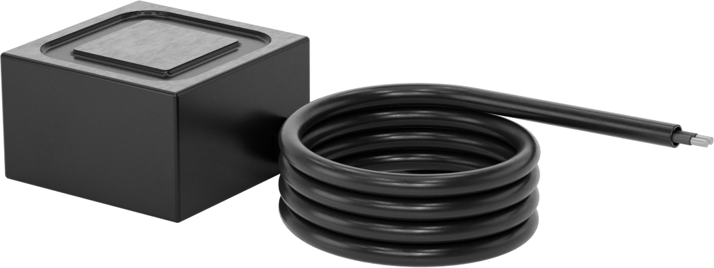 Sabit Kablolu Elektromıknatıs, 24V DC, 14W, 2-1/2" Genişlik, 2-1/2" Uzunluk