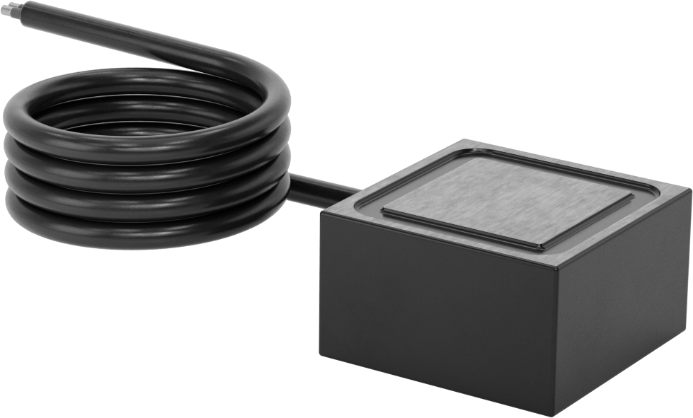 Sabit Kablolu Elektromıknatıs, 24V DC, 28W, 3-1/2" Genişlik, 3-1/2" Uzunluk
