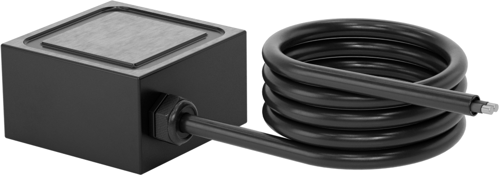 Sabit Kablolu Elektromıknatıs, 24V DC, 28W, 3-1/2" Genişlik, 3-1/2" Uzunluk