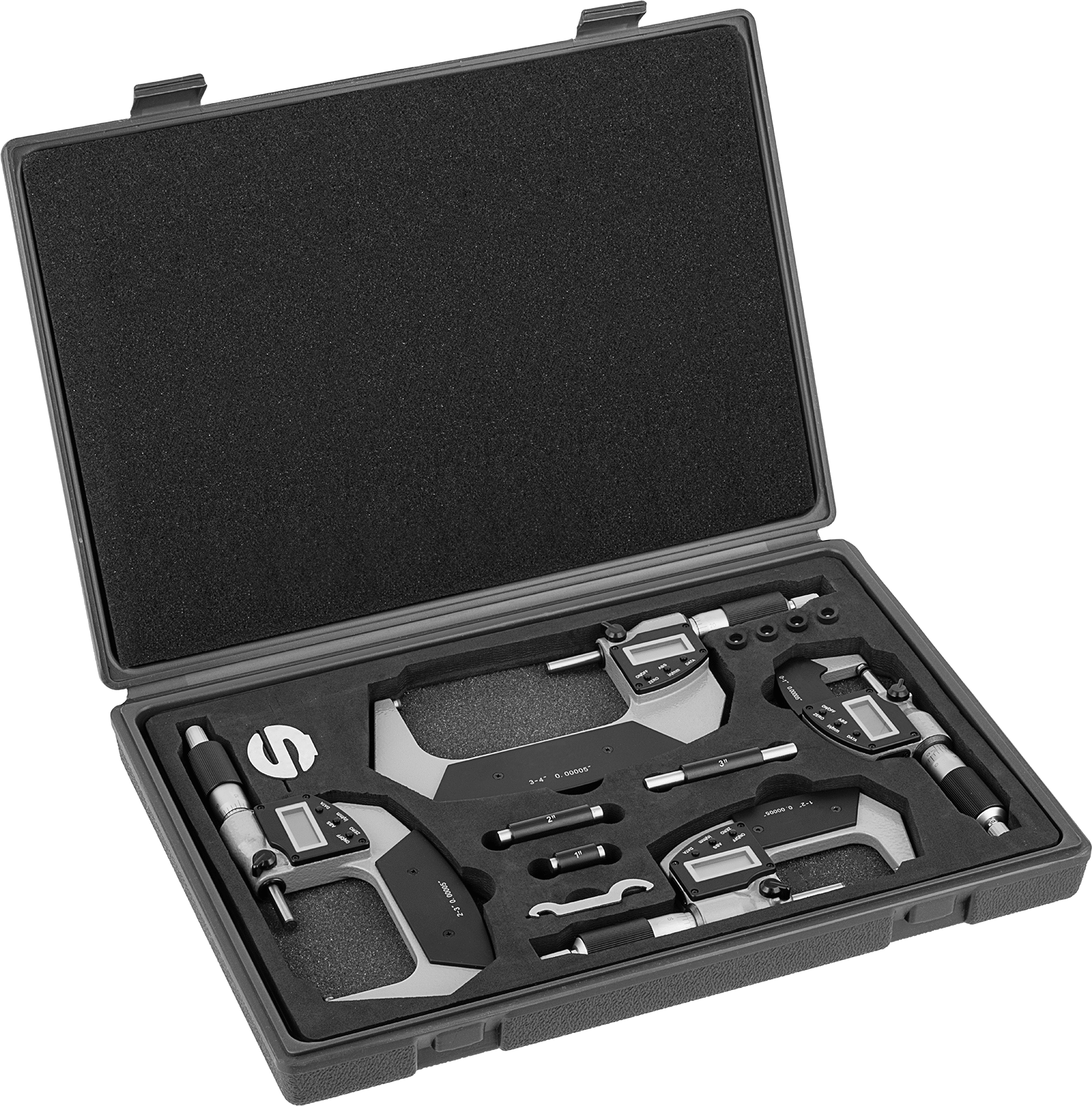 Four Micrometer Set