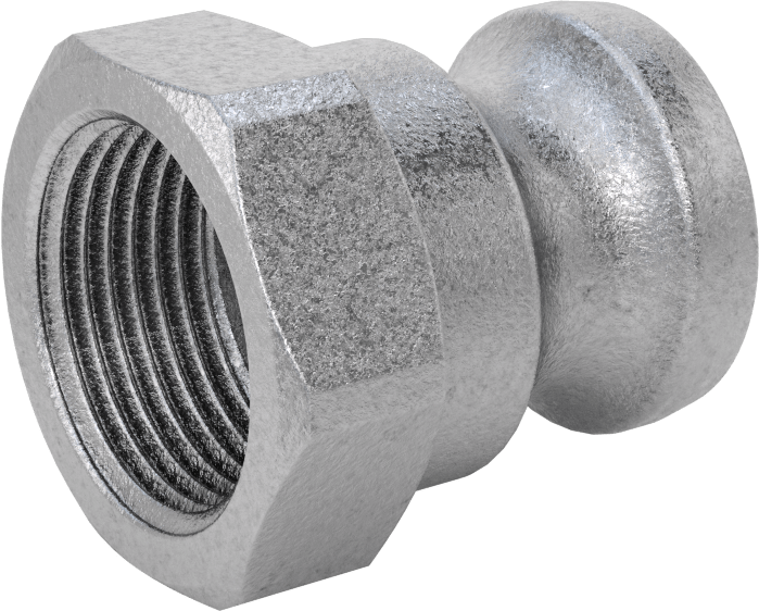 Aşındırıcı Malzeme için Kam ve Yivli Hortum Bağlantısı, Düz Plug, 1 Kaplin Boyutu, 1 NPT Dişi