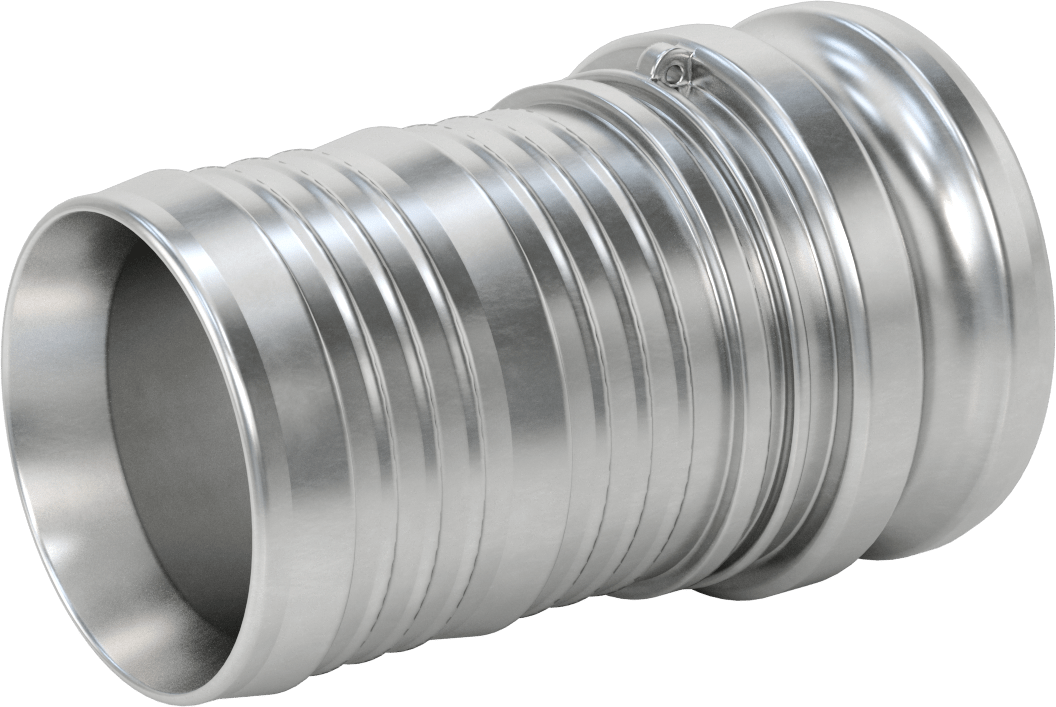 Aşındırıcı Malzeme için Kam ve Yivli Hortum Bağlantısı, Düz Plug, 4 Kaplin Boyutu, 4" hortum iç çapı için