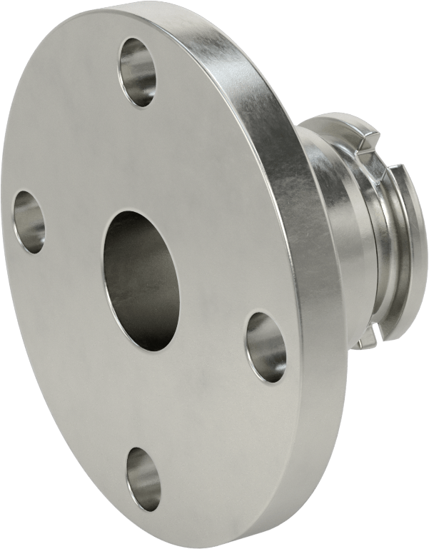 Minimum Sızıntılı İt-Döndür Hortum Bağlantısı, Kimyasallar için, 316 Paslanmaz Çelik, 2-3/4" Plug Dış Çapı, 2 Boru Boyutu