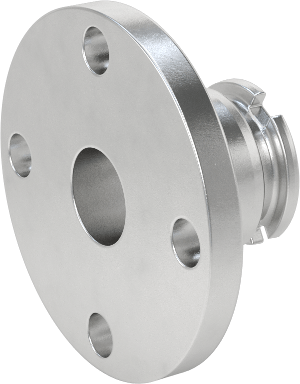 Minimum Sızıntılı İt-Döndür Hortum Bağlantısı, Kimyasallar için, Alüminyum, 2-3/4" Plug Dış Çapı, 2 Boru Boyutu