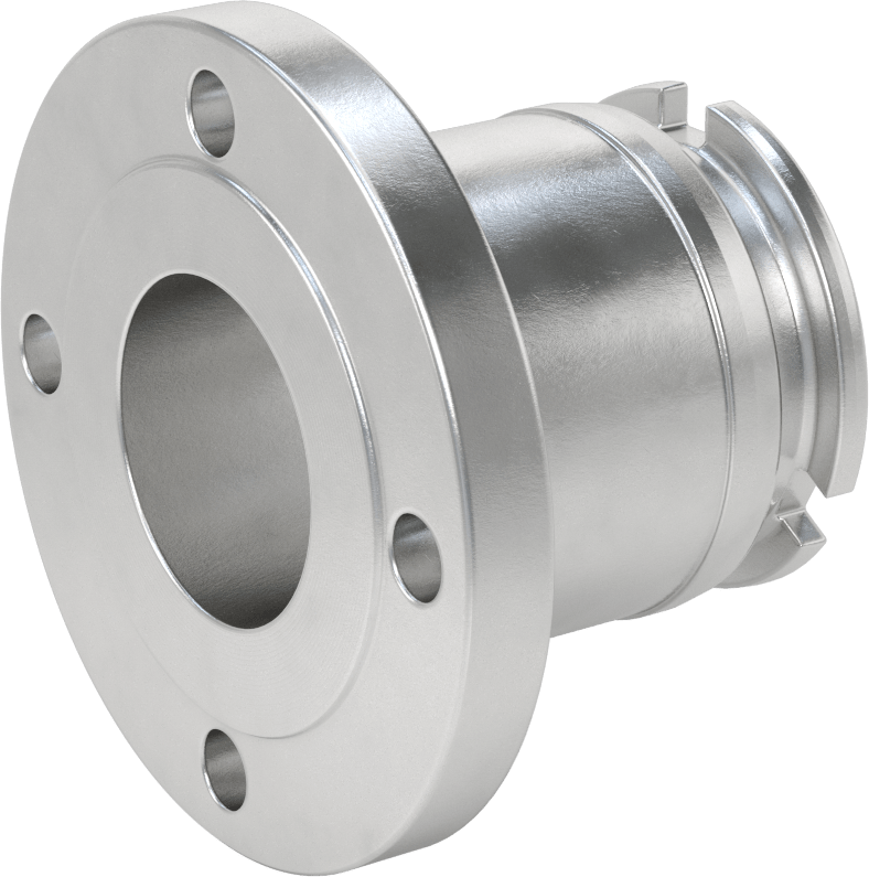 Minimum Sızıntılı İt-Döndür Hortum Bağlantısı, Kimyasallar için, Alüminyum, 4-11/16" Plug Dış Çapı, 3 Boru Boyutu