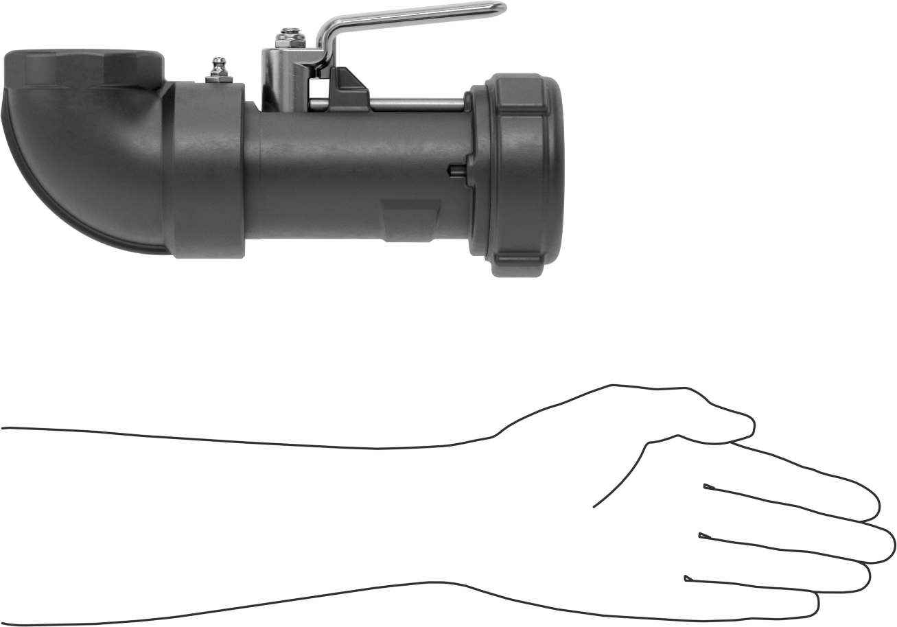 Minimum Sızıntılı İt-Döndür Hortum Bağlantısı, Petrol için, 90 Derece Soket, Floroelastomer Conta